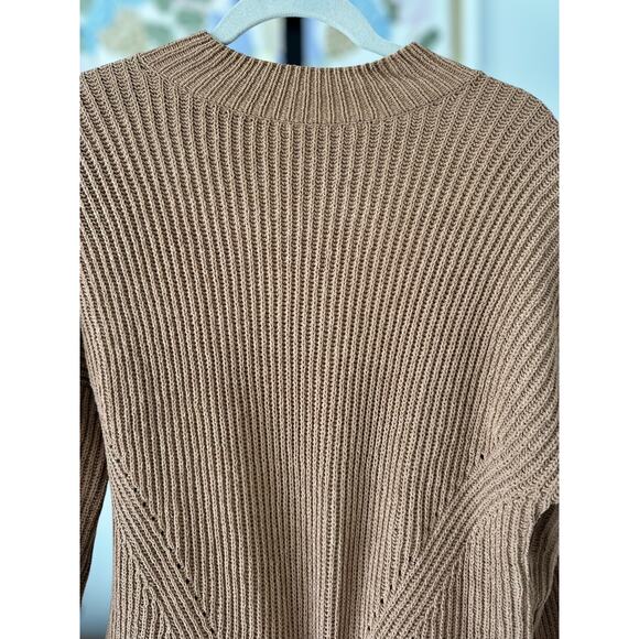 Abercrombie and Fitch Women's Wool Blend Oversized Crew Sweater Brown Size XS - Picture 4 of 10
